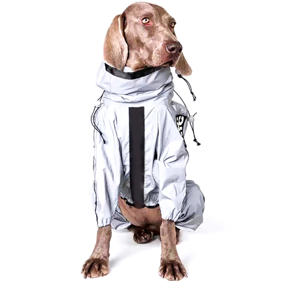 Waterproof Reflective Dog Raincoat Jumpsuit