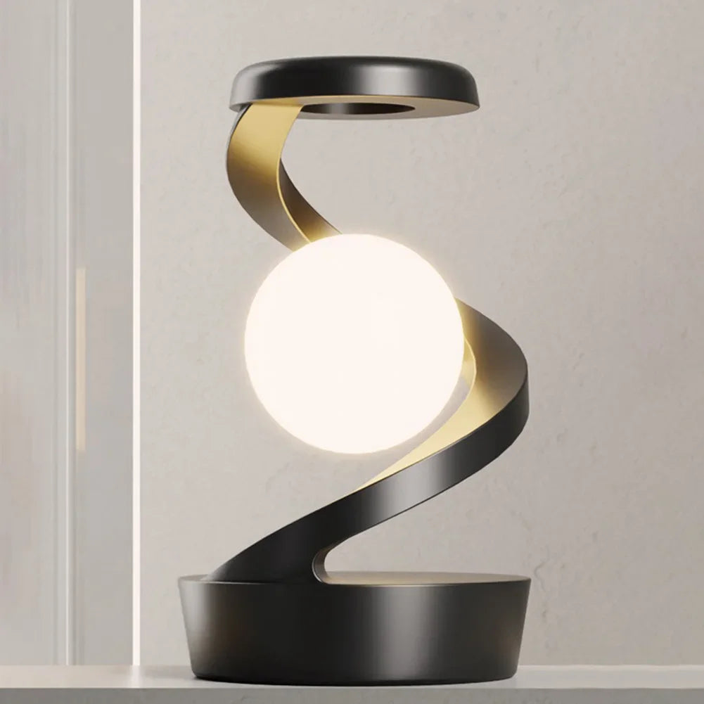 Levitating Ball Lamp with Wireless Charger