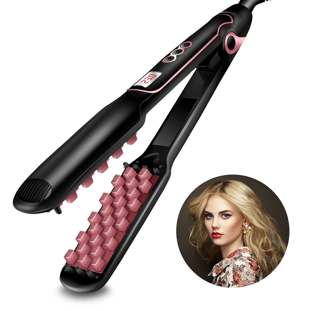 Hair Volumizing Iron Ceramic Corrugated Hair Curler