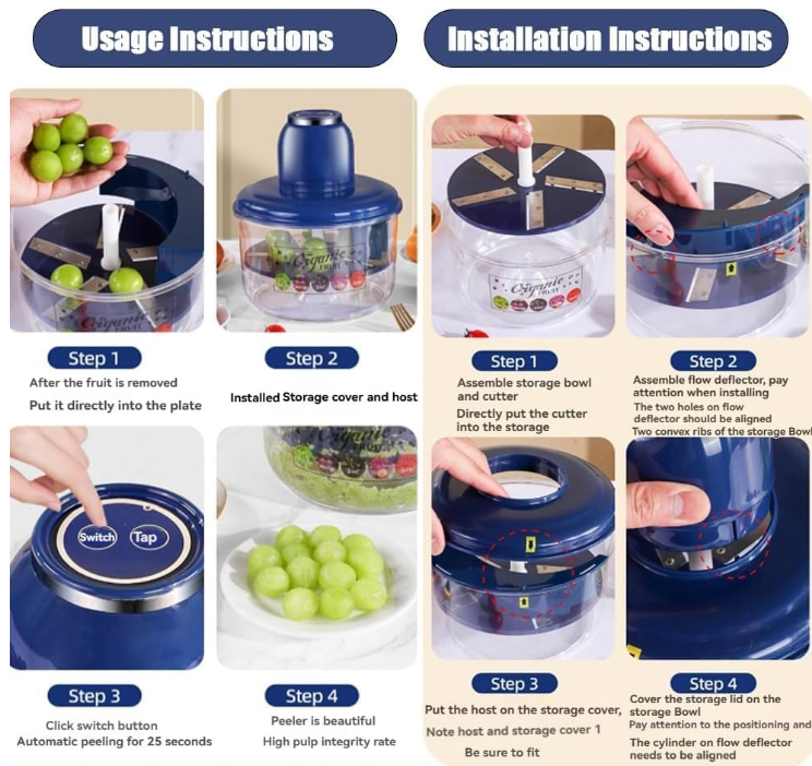 Automatic Fruit Peeler Machine