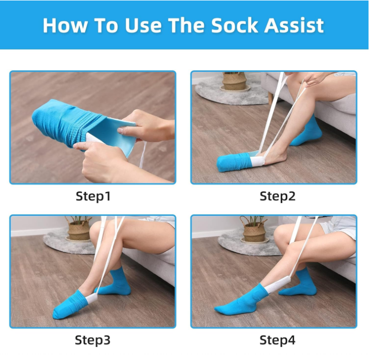 HelpingHands Sock Assist™  for Disabled, Pregnant Women, and Elderly