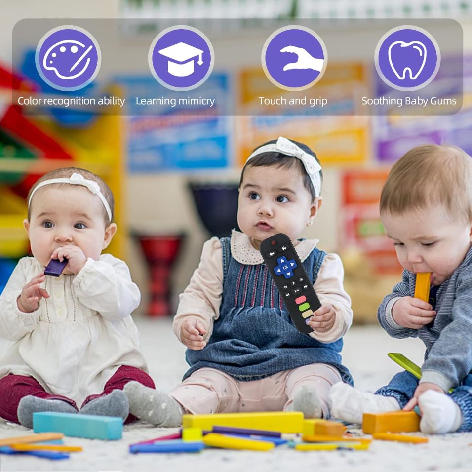 Silicone Remote-Shaped Baby Teether
