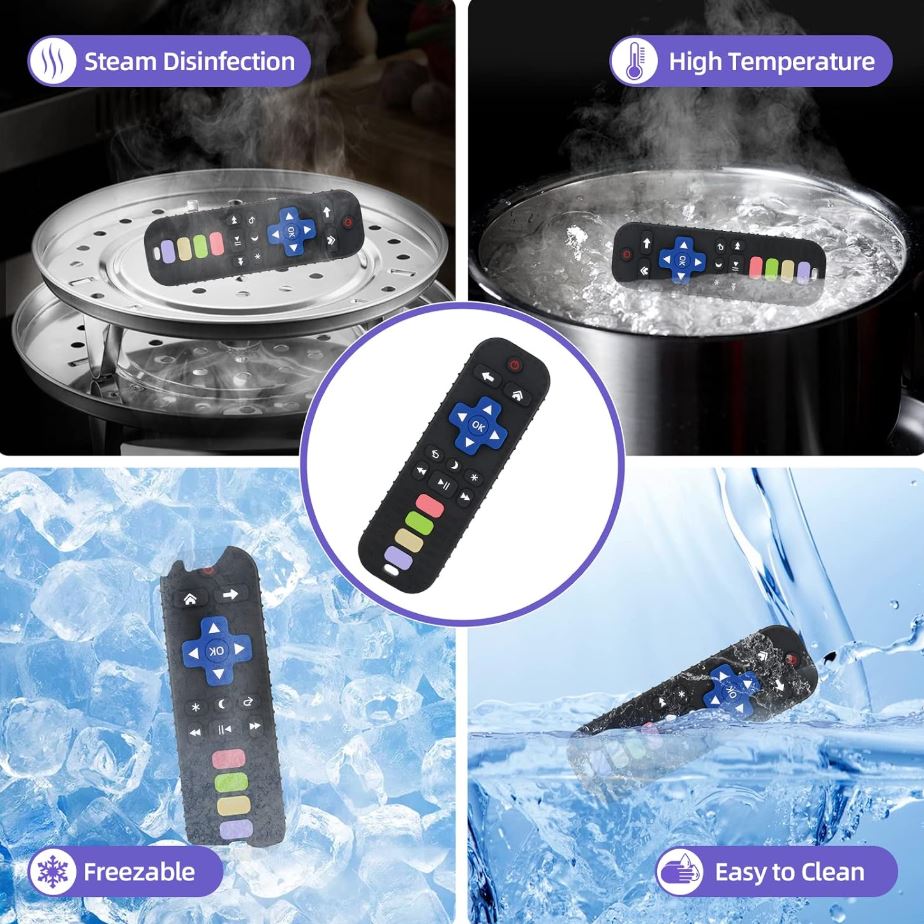 Silicone Remote-Shaped Baby Teether