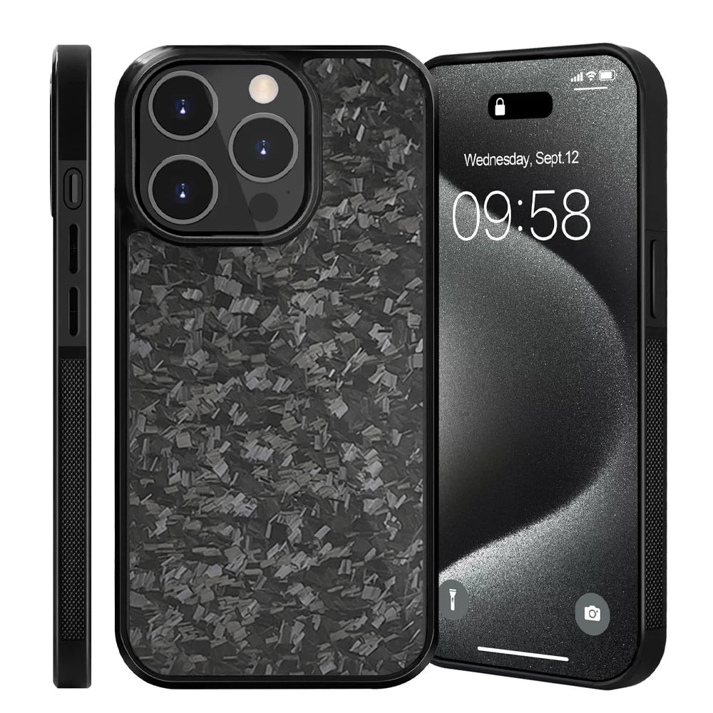 Forged Carbon Fiber TPU Phone Case